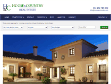 Tablet Screenshot of houseandcountry.com